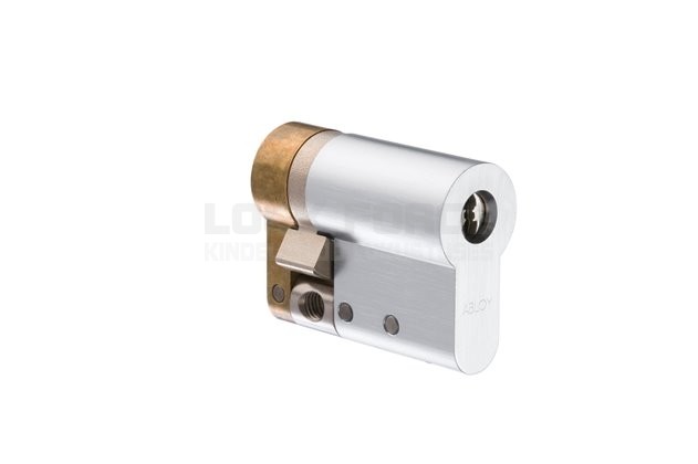 EUROPROFILE SINGLE CYLINDER ABLOY CY321 PROTEC SATIN NICKEL (0-31mm)