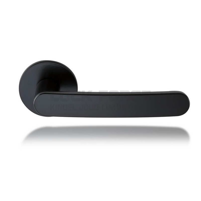 DOOR HANDLE ABLOY POLAR 6-008 ZN/BLACK, 40 MM DOOR