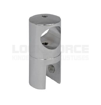 CONNECTOR TO GLASS FOR PASSAGE ROUND TUBE CDA AOSTA JH03AA SC