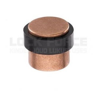 DOOR STOPPER Ø20x20 MM JNF TIMES BZ.13.121.20 BRONZE/BLACK RUBBER