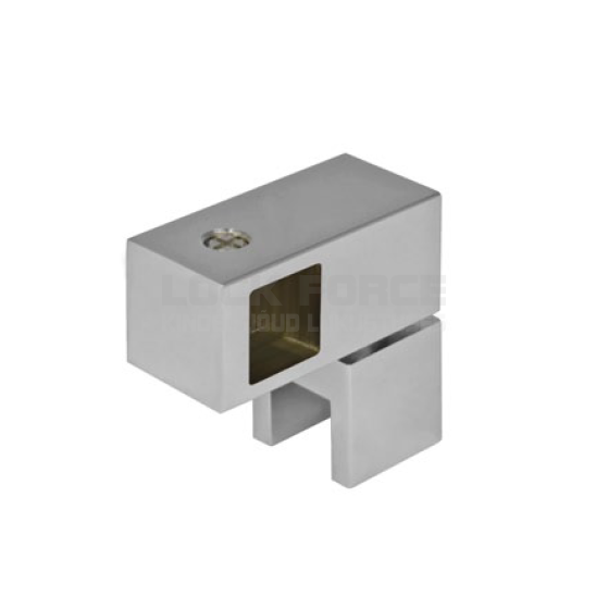 „T” CONNECTOR SIDE GLASS TO SQUARE BAR CDA AOSTA JS02 SC