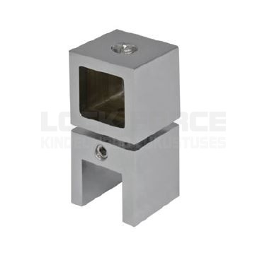 END CONNECTOR GLASS TO SQUARE BAR CDA AOSTA JS03BA SC