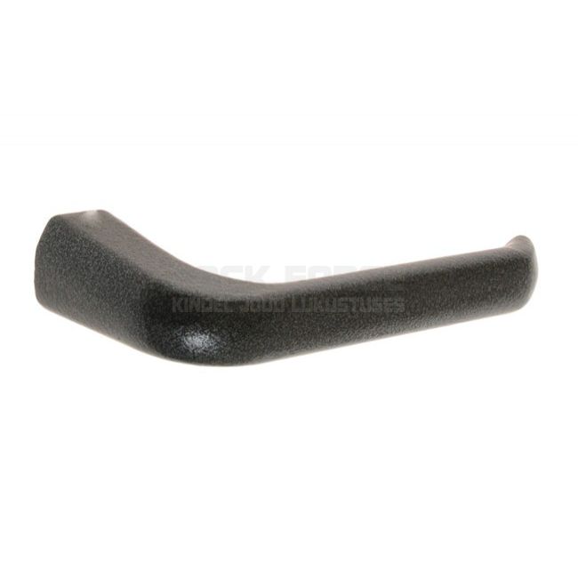 HANDLE FOR GATES, WITH SMALL ROSE BLACK
