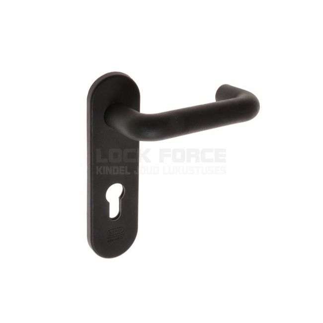 FIRE-RESISTANT DOOR HANDLE 72 MM BLACK