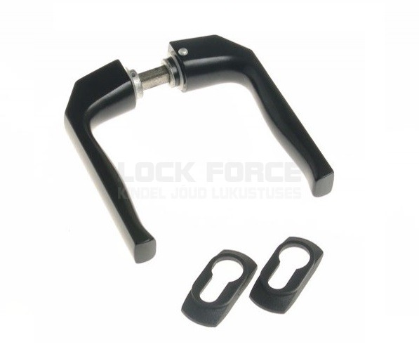 HANDLE WITHOUT ROSE + PZ ESCUTCHEON BLACK