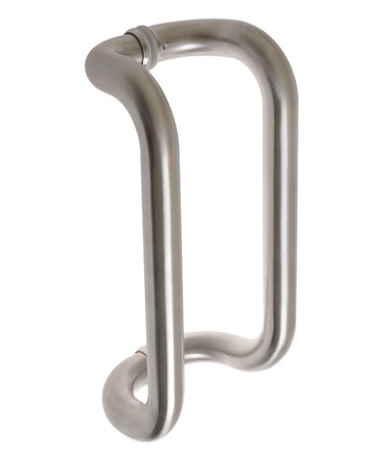 DOOR PULL 138-300/25 STAINLESS STEEL/SATIN