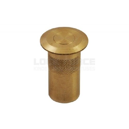 FLOOR MASKING COVER FOR FLUSH BOLT, 12 MM, BRASS
