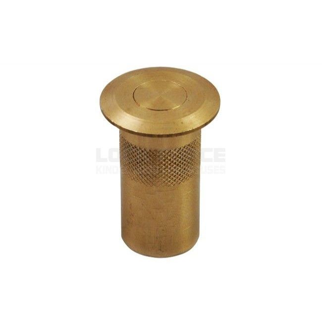 FLOOR MASKING COVER FOR FLUSH BOLT, 14 MM BRASS