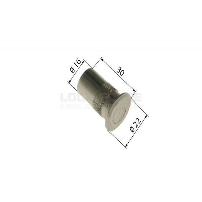 FLOOR MASKING COVER FOR FLUSH BOLT, 12 MM NICKEL