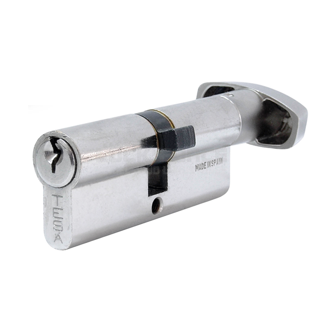 EUROPROFILE CYLINDER TESA T-5 45-45 NICKEL, WITH THUMBTURN