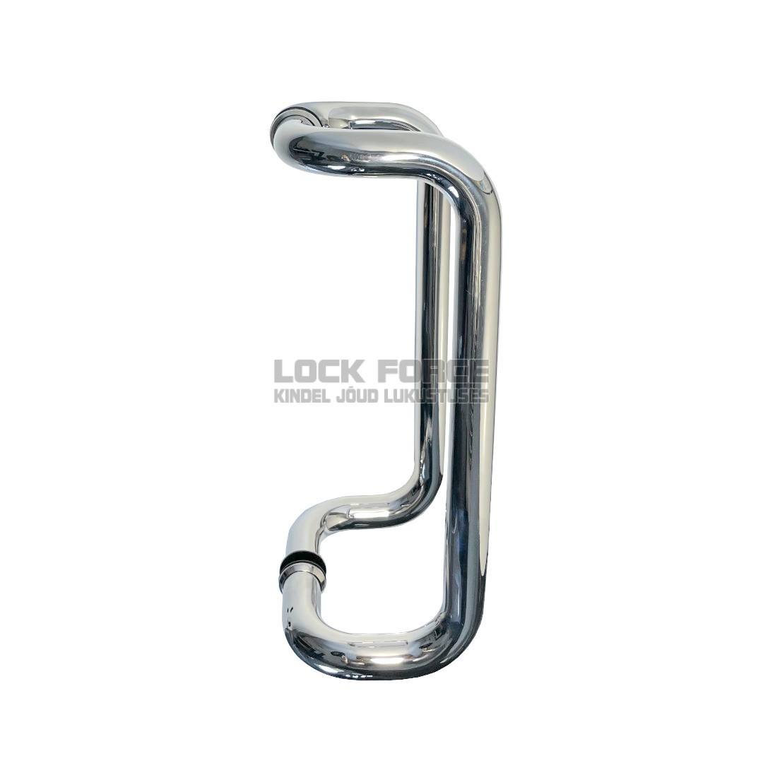 DOOR PULL HANDLE HALKE HAK5-600/25 POLISHED STAINLESS STEEL, 8-120 MM DOOR
