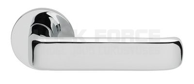 DOOR HANDLE ABLOY CONSUL 110-007 BRASS/CHROME, 40-60 MM DOOR
