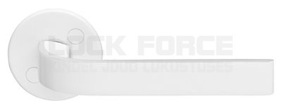 DOOR HANDLE ABLOY ENTER 10-001 ZN/WHITE, 40 MM DOOR