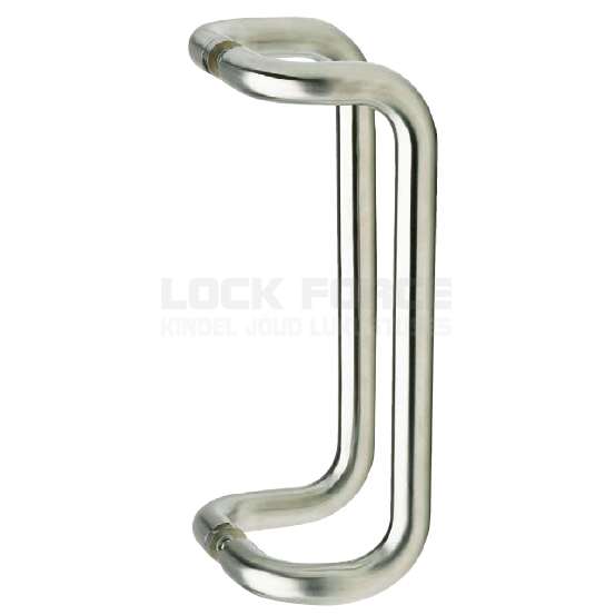 DOOR PULL ABLOY INOXI 138-25/400 LK STAINLESS STEEL, PAIR