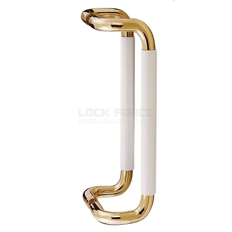DOOR PULL ABLOY PARLAMENT 220-24/400 LK POLISHED BRASS
