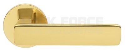 DOOR HANDLE ABLOY FOORUM 4-007 POLISHED BRASS, 60-80 MM DOOR