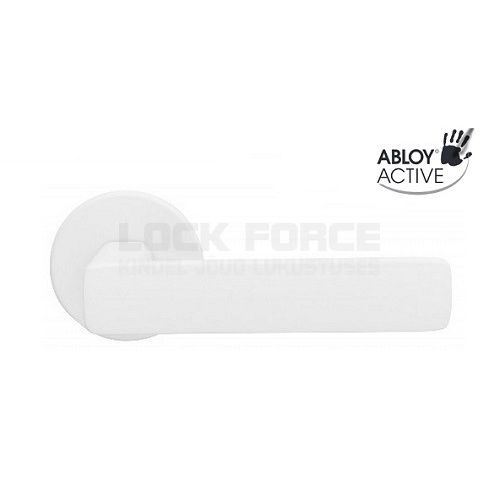 DOOR HANDLE ABLOY FORUM 4-007 BRASS/WHITE, 40-60 MM DOOR