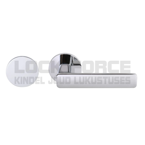 DOOR HANDLE+BLIND COVER ABLOY FORUM 4/029 ZN/CHROME, 50-60 MM DOOR