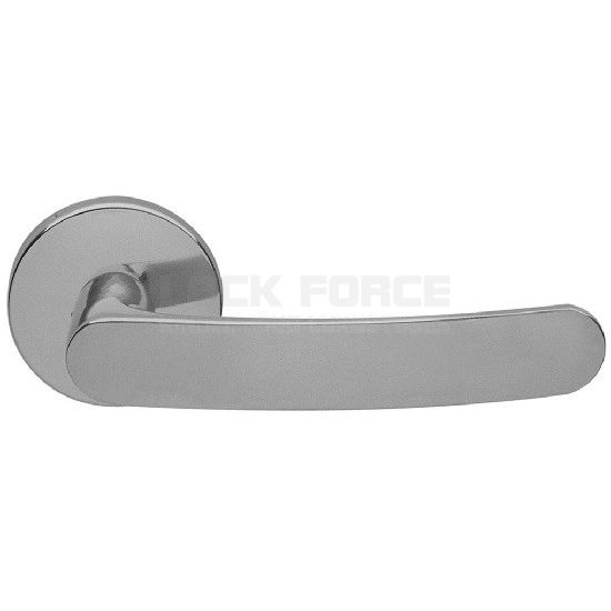 DOOR HANDLE ABLOY POLAR 6-008 ZN/CHROME, 40 MM DOOR