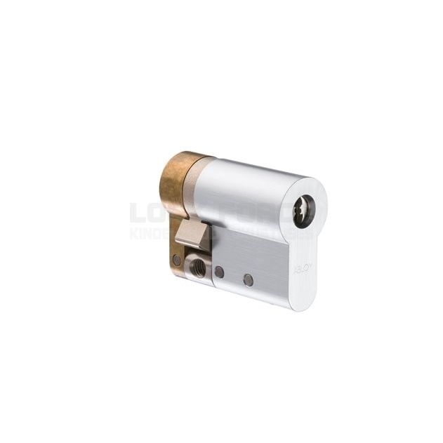 EUROPROFILE SINGLE CYLINDER ABLOY CY321 NOVEL SATIN CHROME (0-31mm)