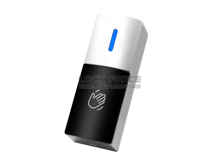 TOUCHLESS EXIT BUTTON H81W IP86 LED 81x31x24, 12/24V DC