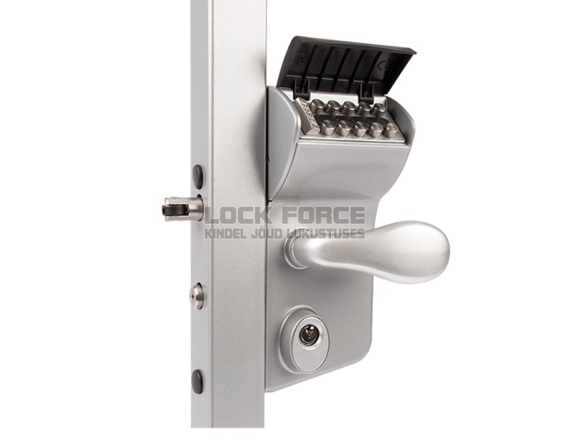 Locinox VINCI LMKQ lock with mechanical code, double-sided keypad, for 60X60 profile
