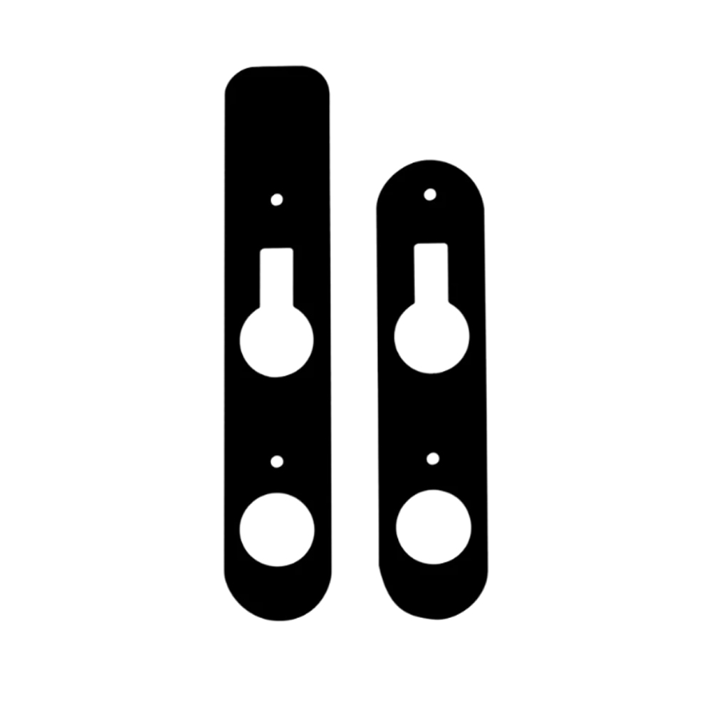 Yale Doorman L3S küljekatte plaadid sisemine 62x330mm, välimine 62x270mm Must