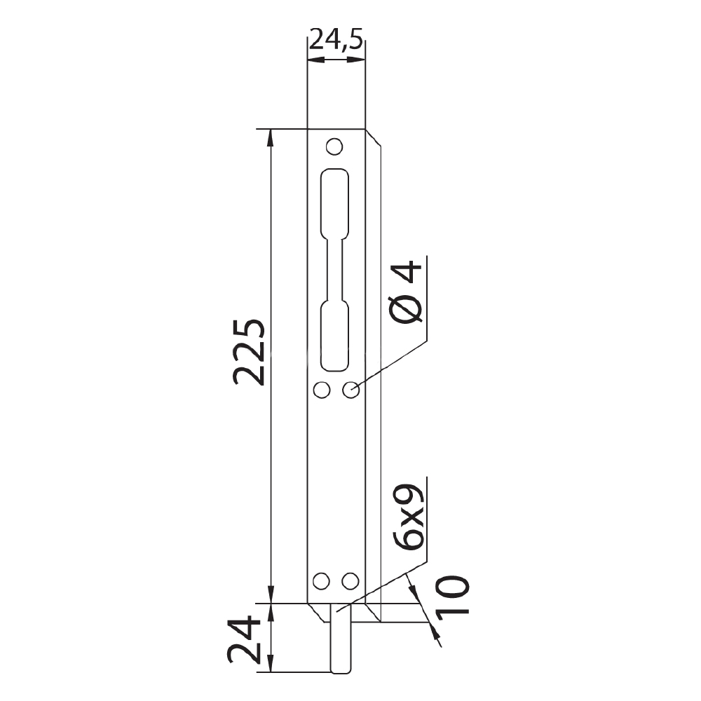 Servariiv 225×24.5×10