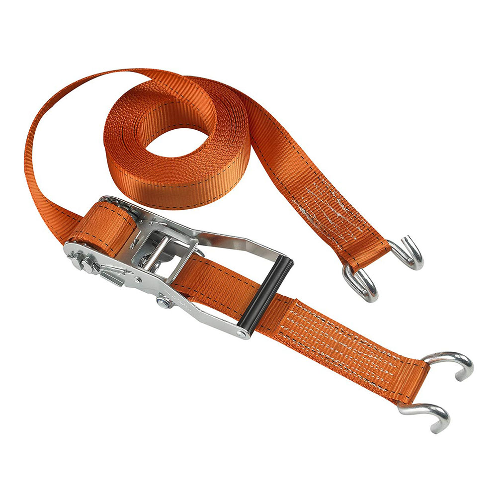 Master Lock FastLink põrkmehhanismiga koormarihm avatud J-konksudega, oranž, 6 m × 50 mm