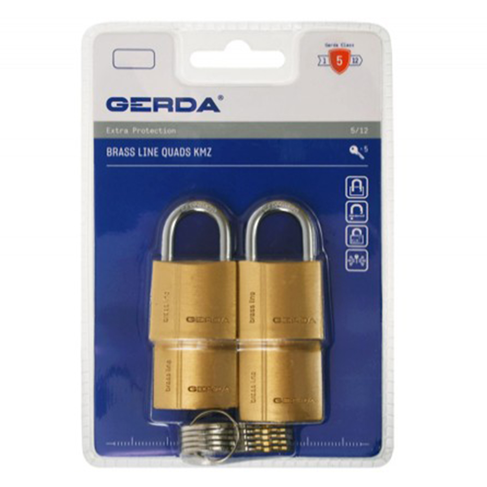 Gerda 4 tabalukku ühele võtmele 30 mm