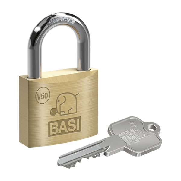 Basi VHS V50 Ripplukk – 50 mm aasaga – 3 võtit