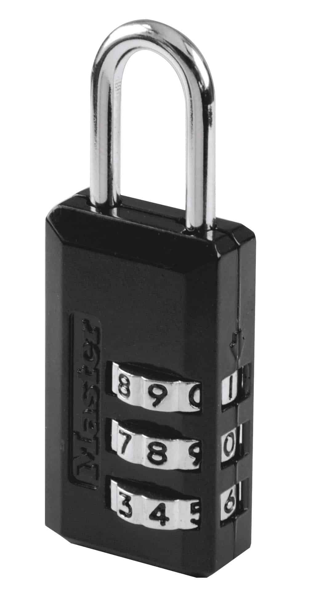 Master Lock 646 vinüülkattega pagasi tabalukk, koodiga