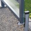 GATE HOLDER 500 MM LOCINOX ALUMINUM