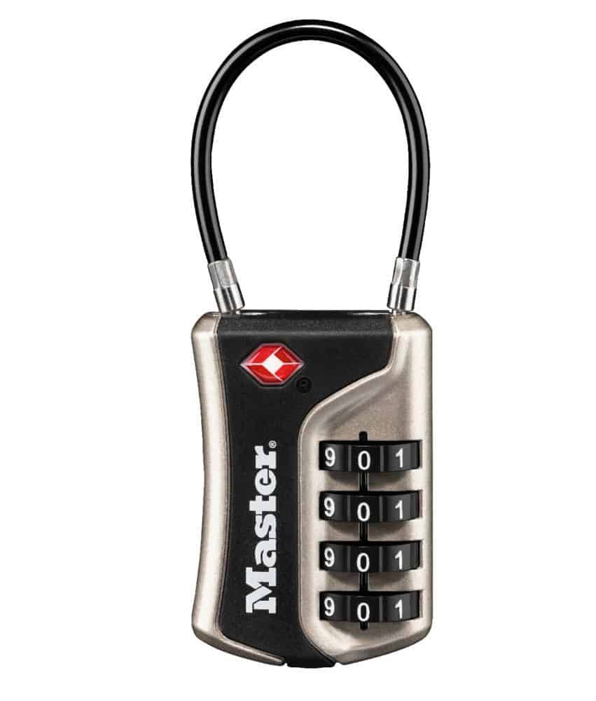 Master Lock 4697 Travel Sentry tabalukk painduva sangaga