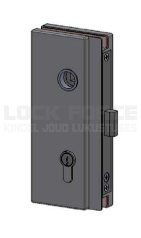 VERTICAL LOCK KEY-KEY WITH MAGNETIC LATCH COLCOM 622E10-02 SATIN ANODIZED