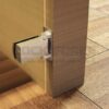 HYDRAULIC HINGE FOR SAUNA, STOP AT 0° +90° COLCOM BILOBA 8060BT-16 IMITATION POLISHED GOLD