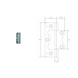 Aknahing KYP 70x23x1,6 mm ZN