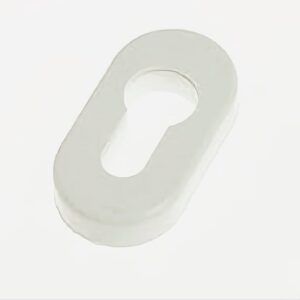 Plastikust eurosüdamiku kate, valge, 30mm