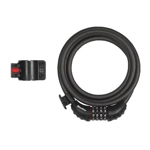 Master Lock 8120 kaabellukk koodiga