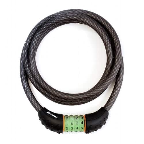 Master Lock 8190 kaabellukk koodiga