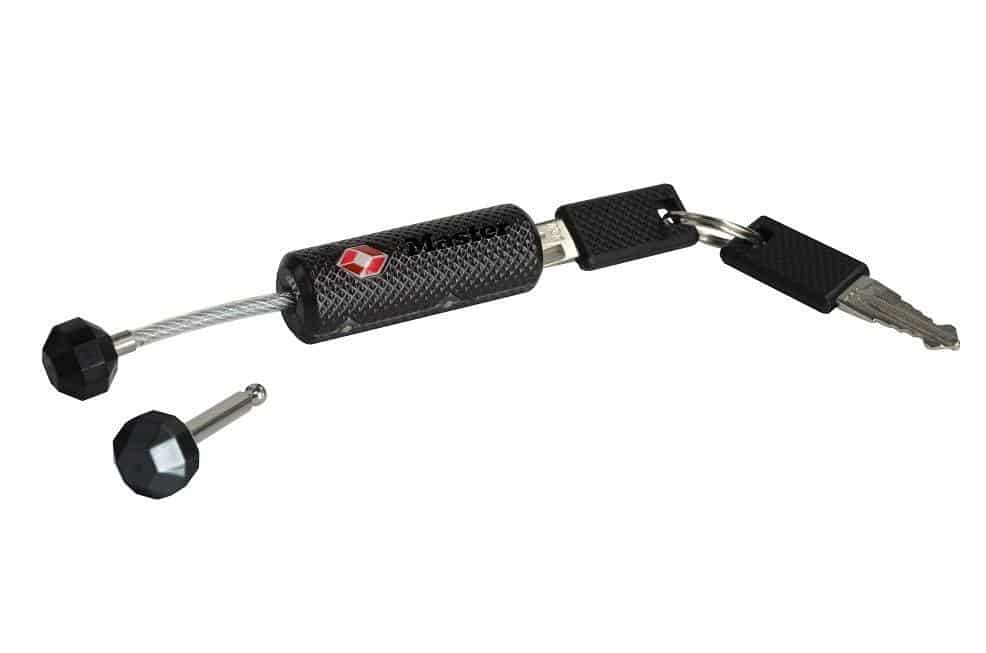 Master Lock 4718 Travel Sentry tabalukk kaabliga