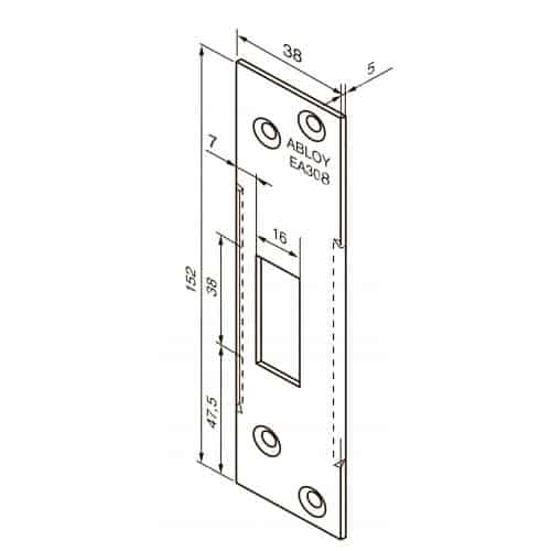 Abloy EA308 vasturaud
