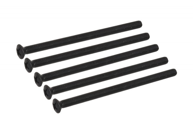 Installer Kit 100mm F8 Black Fasteners Set 5 Pieces for Interior and Furniture Assembly
