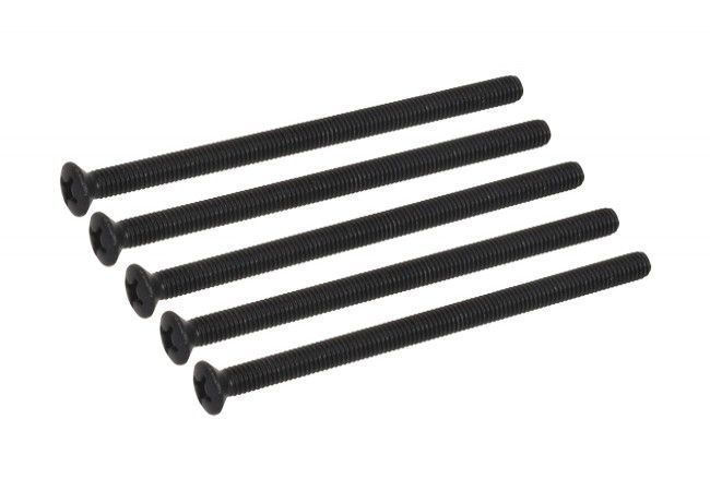 Installer Kit 100mm F8 Black Fasteners Set 5 Pieces for Interior and Furniture Assembly