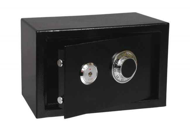 Sejf Office SM Safe Mechanical Combination Lock Dual Authentication 310x200x200mm Black