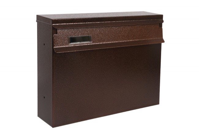 3PL Mailbox Steel Old Copper Dual B4 Slot Large Capacity Weather Resistant