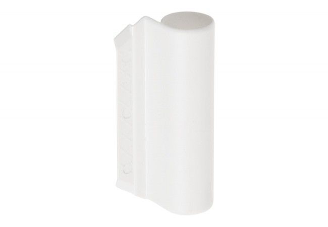 PVC angle connector cover white (MACO 42084)