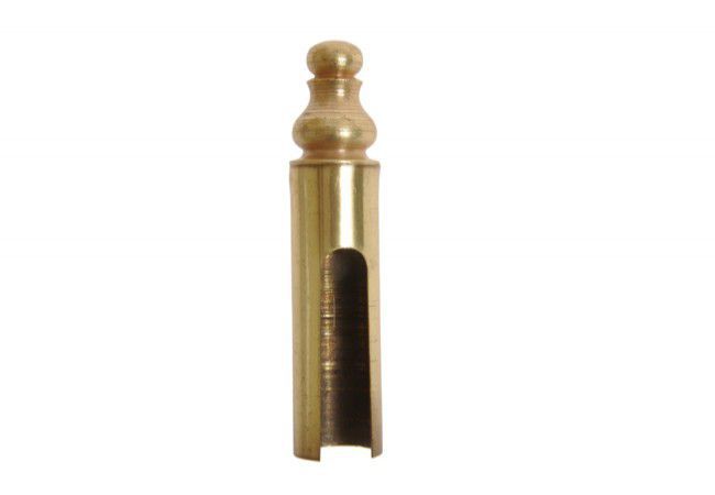 Adjustable hinge cap, diameter 14, decorative, matt brass