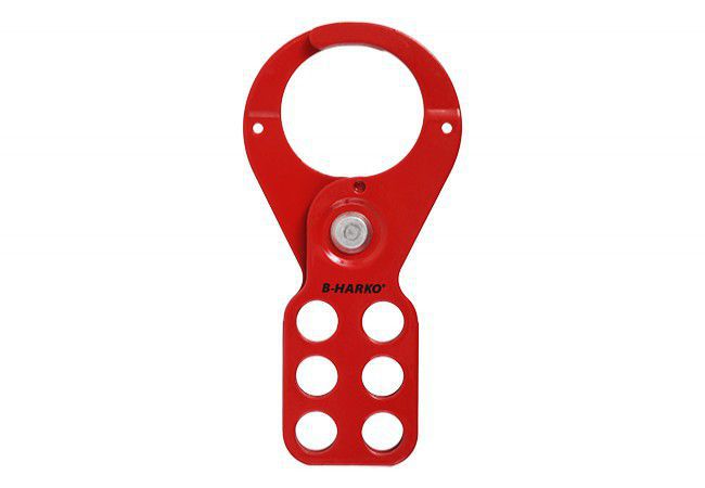 Red group lockout hasp 1.5" (38 mm) B-Harko Lockout