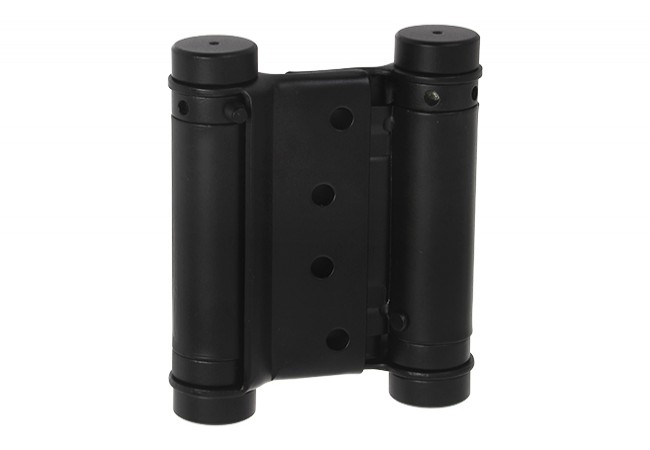 3037-100 Double Action Spring Hinge 100mm Matte Black Steel for Swing Doors